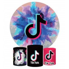 Tiktok Backdrop 001, Pillow Style with Strong Zipper 