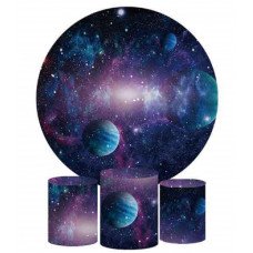 Universe Space Backdrop, Pillow Style with Strong Zipper 