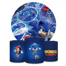 Sonic the Hedgehog Backdrop, Pillow Style with Strong Zipper 