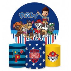 Paw Patrol Backdrop, Pillow Style with Strong Zipper 