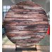 Wood Pattern Round Backdrop, Pillow Style with Strong Zipper 