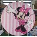 Pink Minnie Backdrop, Pillow Style with Strong Zipper 