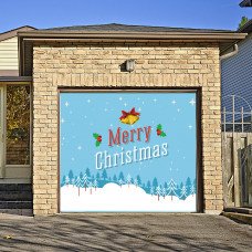 7x8ft Outdoor Christmas Holiday Door Banner Decor; Multi Color 003