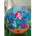 Mermaid Princess Backdrop, Pillow Style with Strong Zipper 