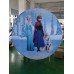 Frozen Elsa and Anna Backdrop Pillow Style with Strong Zipper 