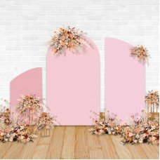 Pink Theme Birthday Party Decoration Chiara Backdrop Arched Wall Covers ONLY