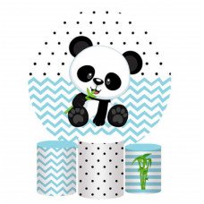 Chinese Panda Backdrop, Pillow Style with Strong Zipper  DD-124