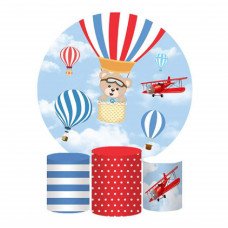 Teddy Bear Party Backdrop, Pillow Style with Strong Zipper DD-126