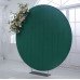 6.5ft Deluxe Green Velvet Backdrop, Pillow Style with Strong Zipper (with frame)